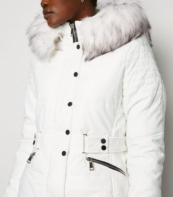 white parka coat