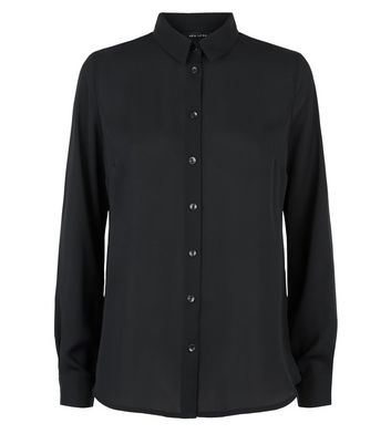 black collared shirts