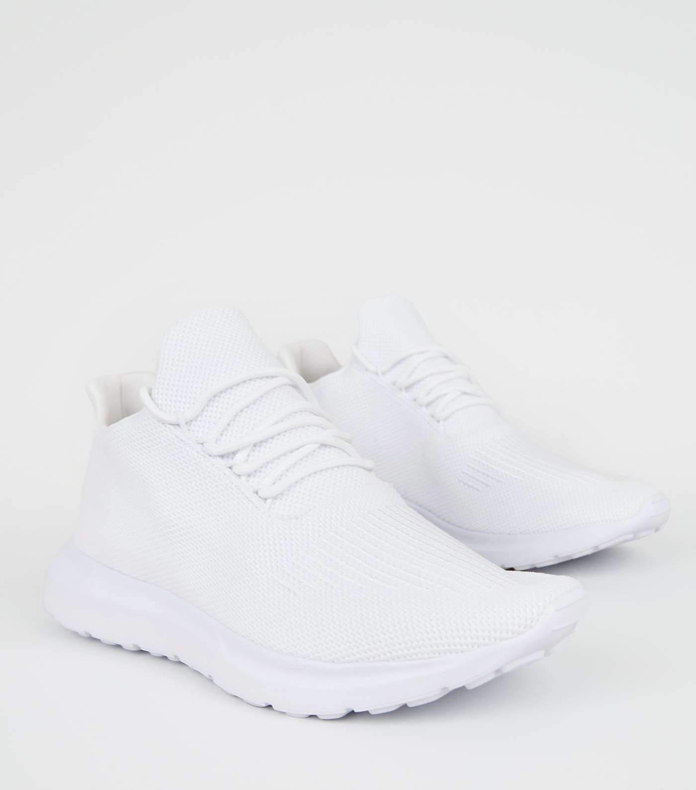 White Lightweight Trainers Image 3