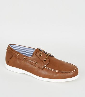 new look mens boat shoes
