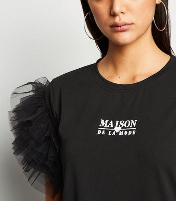 Top mit Netzstoff neu Mode Shirts Netzshirts 