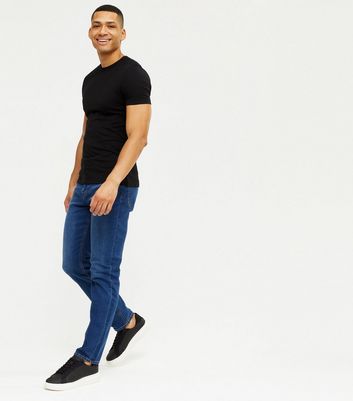 Black Muscle Fit Cotton T-Shirt | New Look