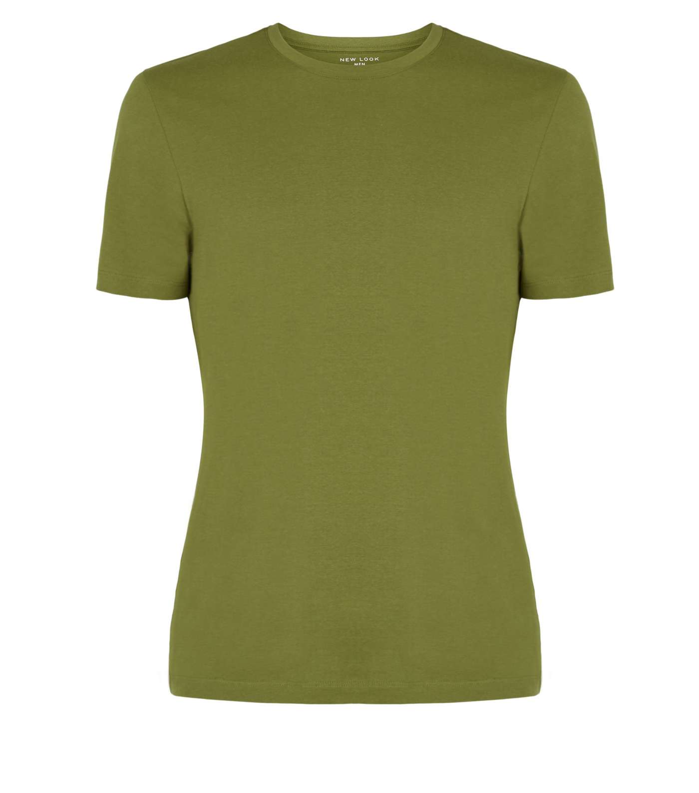 Green Muscle Fit Cotton T-Shirt Image 4