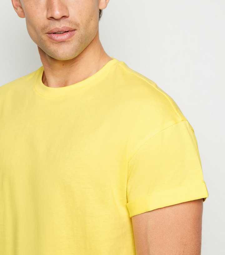 plain light yellow t shirt