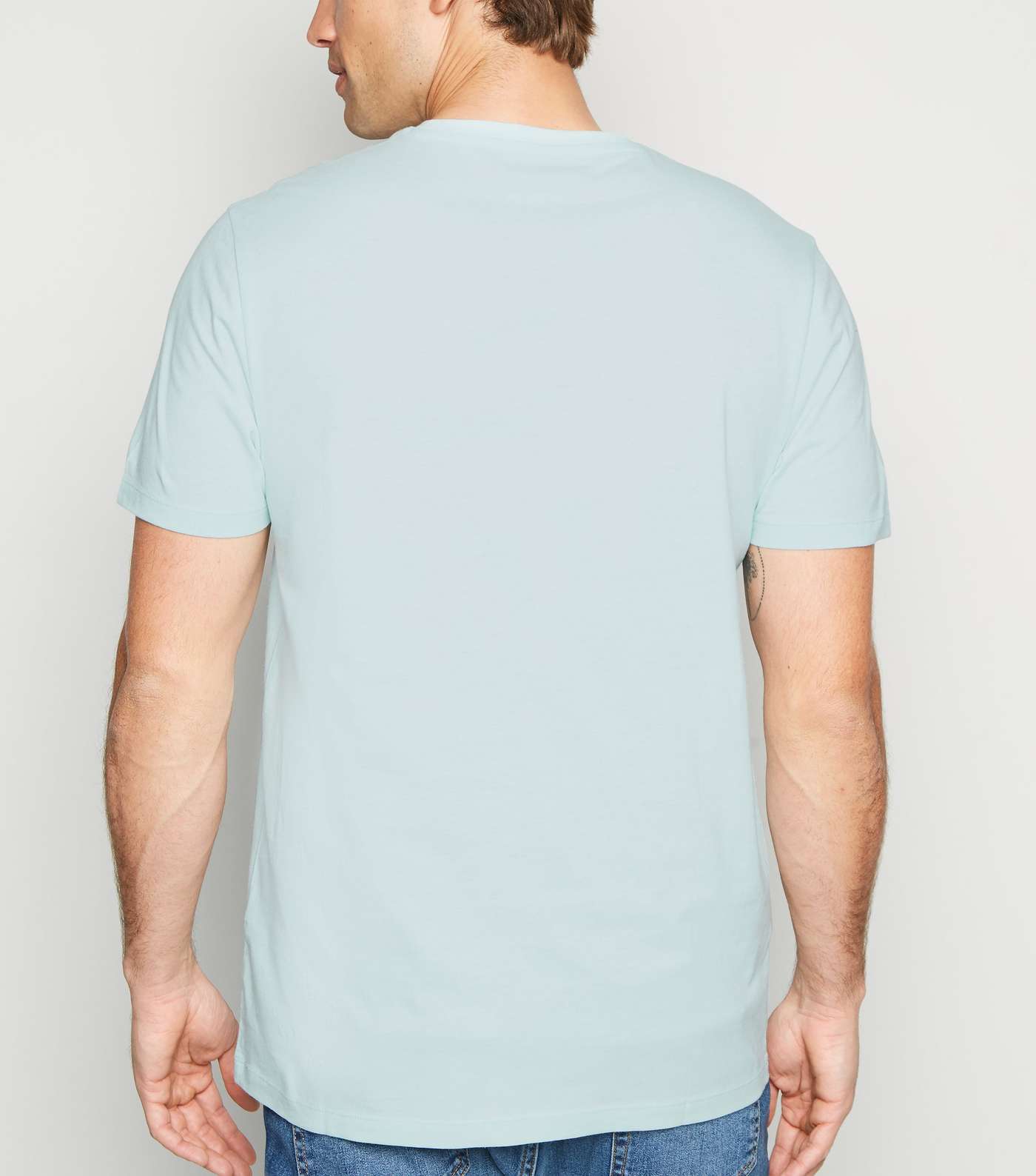 Mint Green Crew Neck T-Shirt Image 2