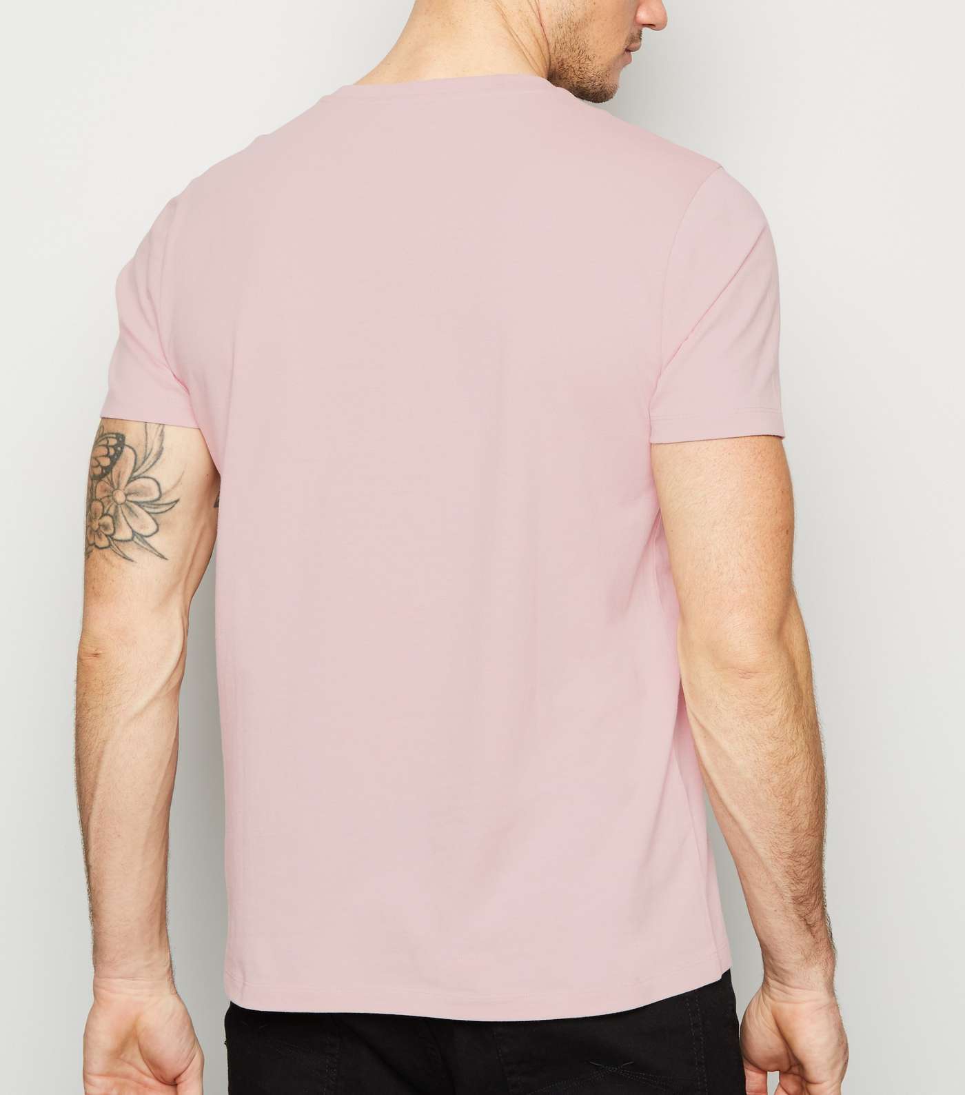 Pink Crew Neck T-Shirt Image 3