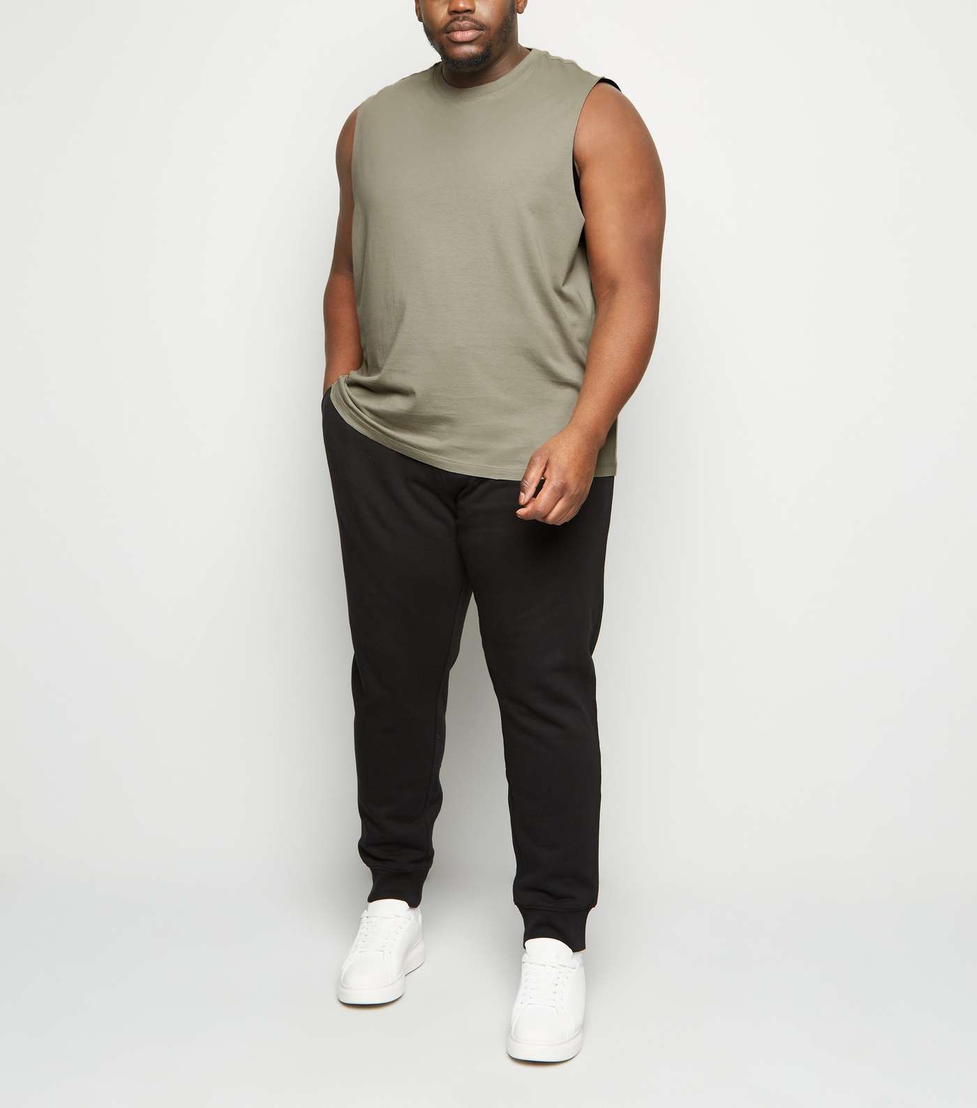 Plus Size Olive Tank Top Image 2