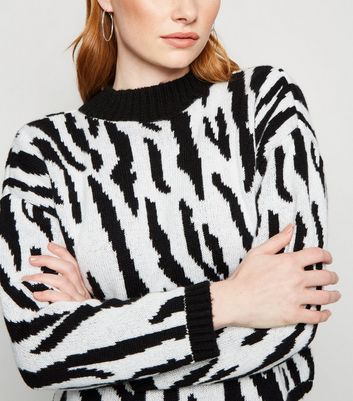 zebra jumper topshop