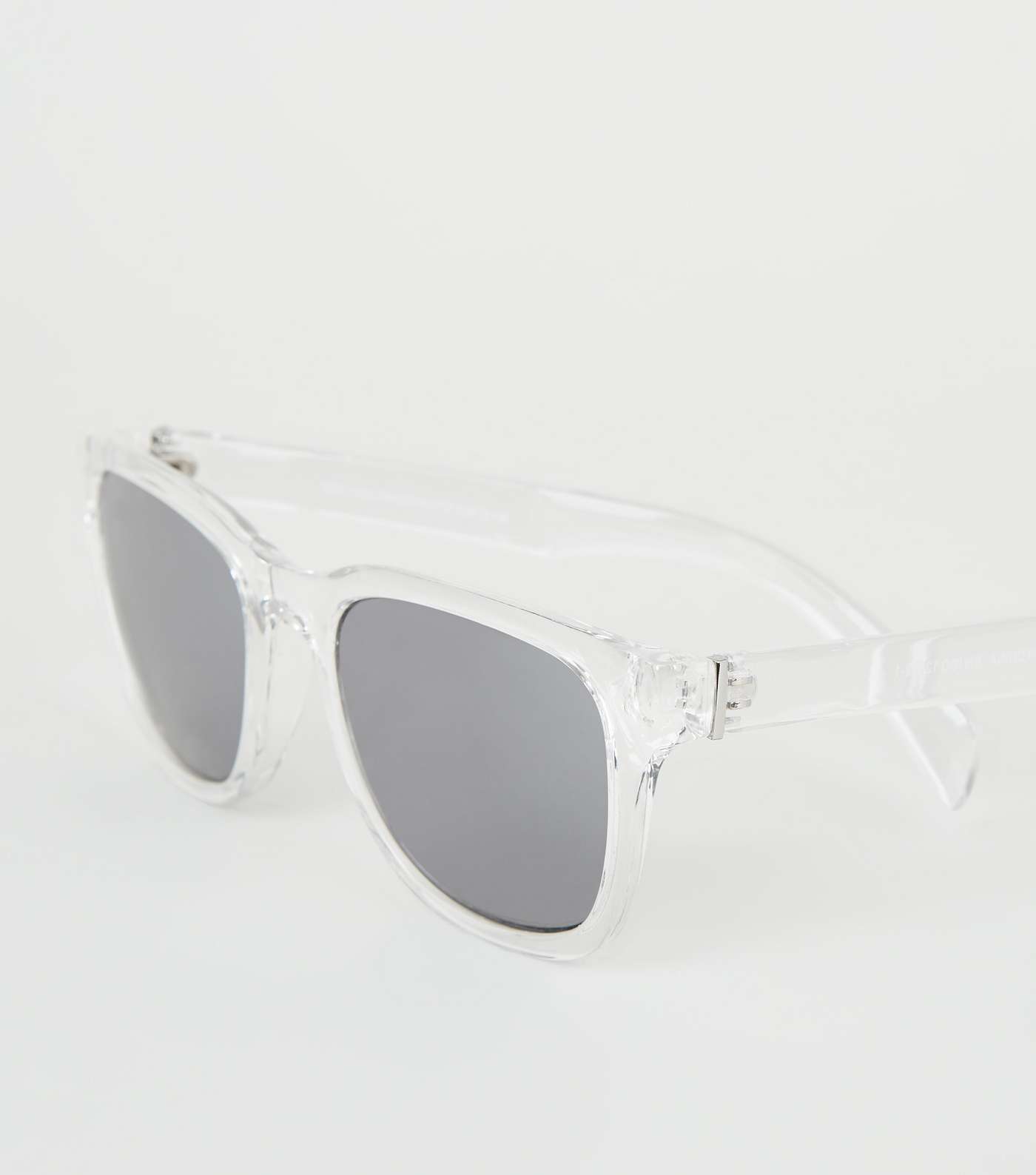 Clear Retro Tinted Sunglasses Image 4