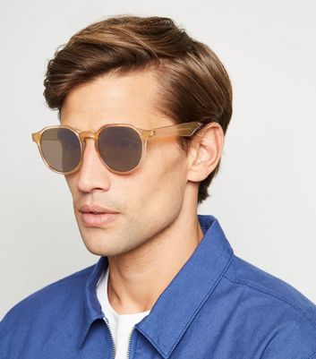 Clear clearance brown sunglasses