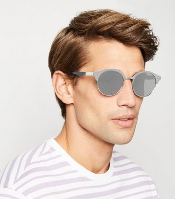 silver metallic sunglasses