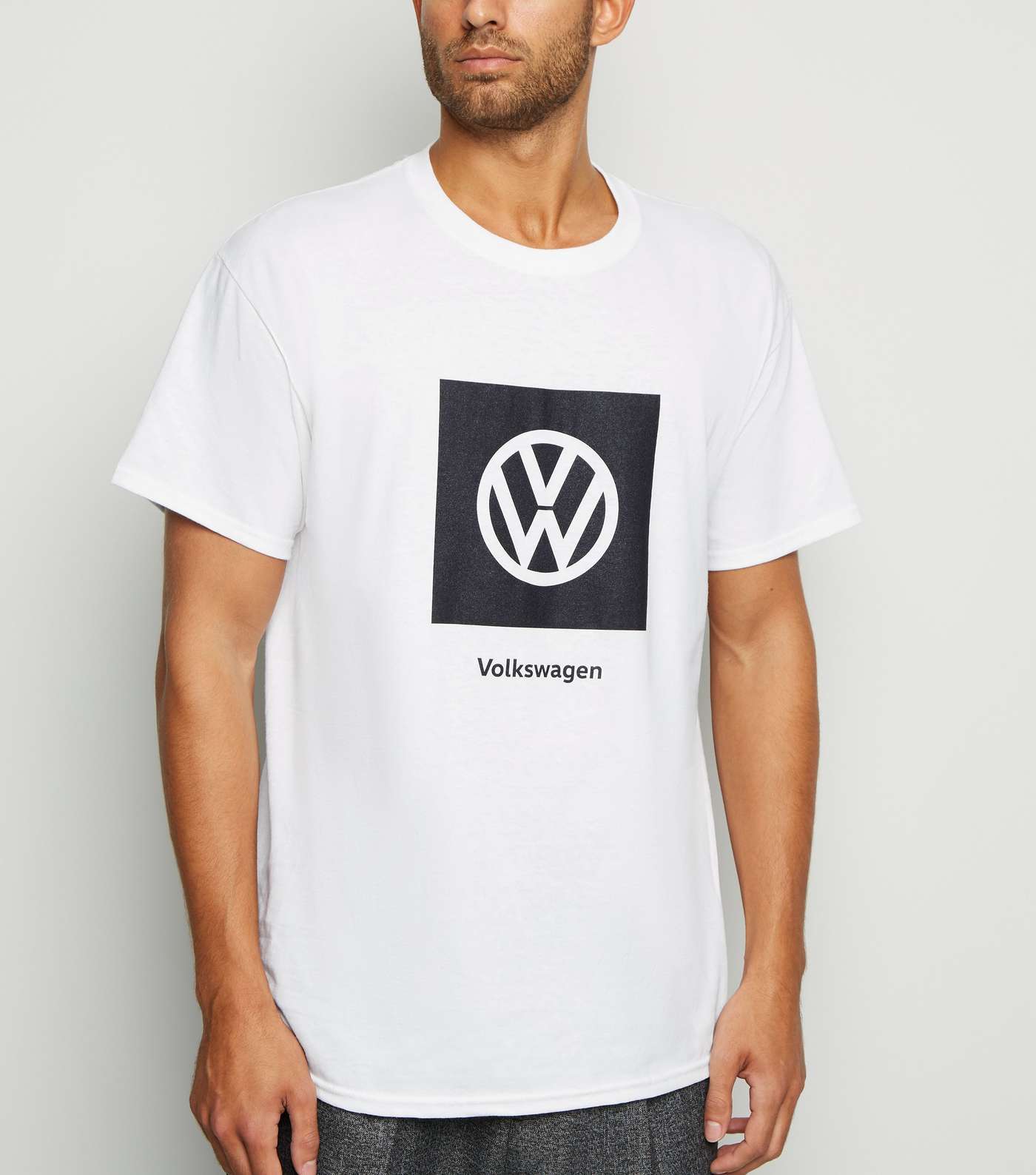 White Volkswagen Logo T-Shirt