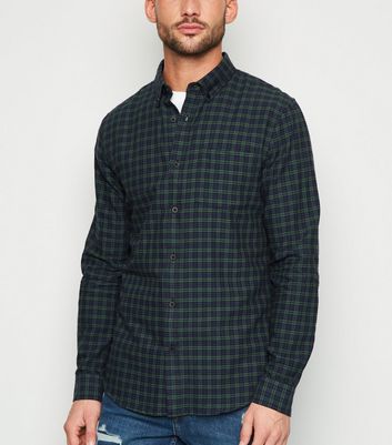 green gingham shirt mens