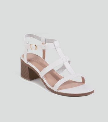 new look white sandals
