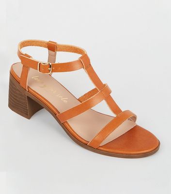 Tan heeled 2024 gladiator sandals