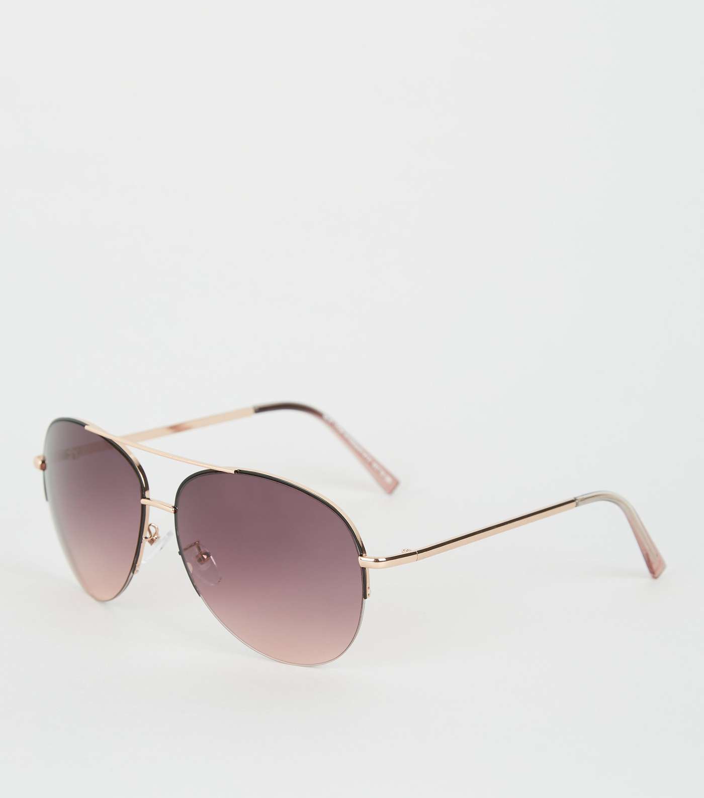 Rose Gold Pilot Sunglasses