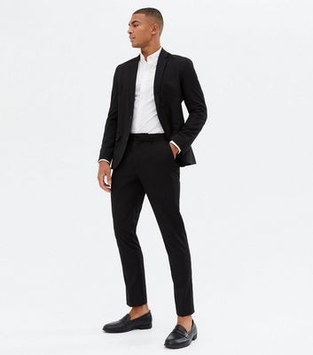 Black Skinny Fit Suit Jacket | New Look