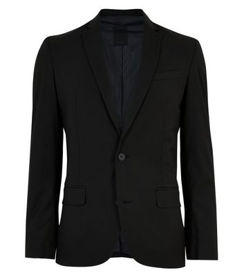 Mens skinny 2025 black blazer