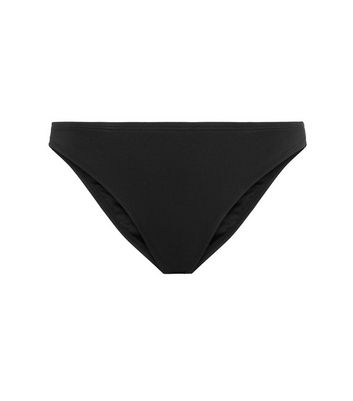 black hipster swim bottoms