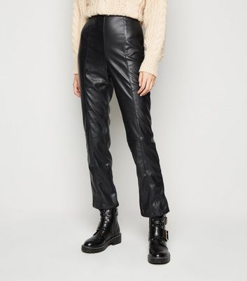 new look coated trousers
