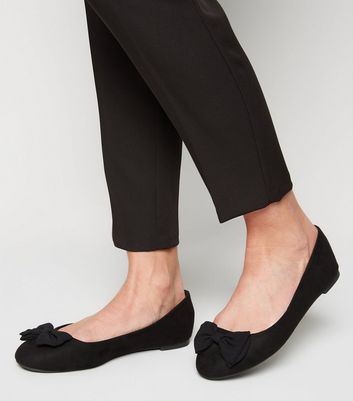 new look wide fit ballet pumps