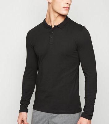 muscle fit black shirt