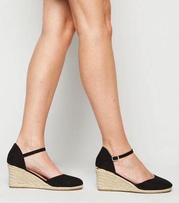 wide fit navy espadrilles