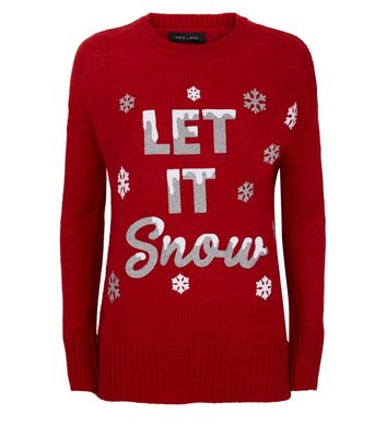 let it snow jumper