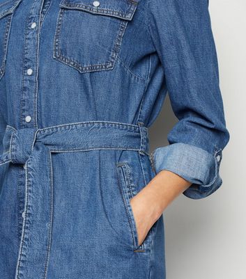 new look ladies denim dresses