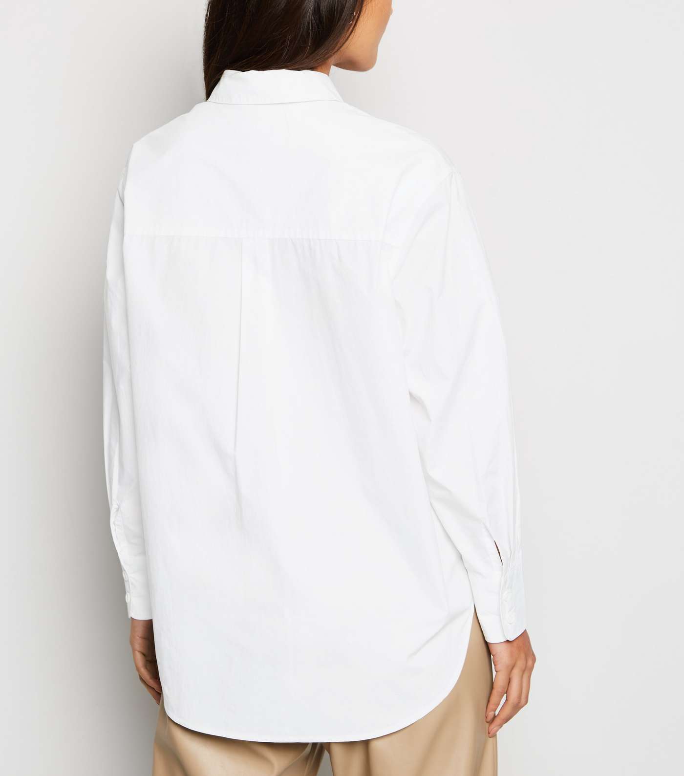 Petite White Long Sleeve Shirt  Image 3