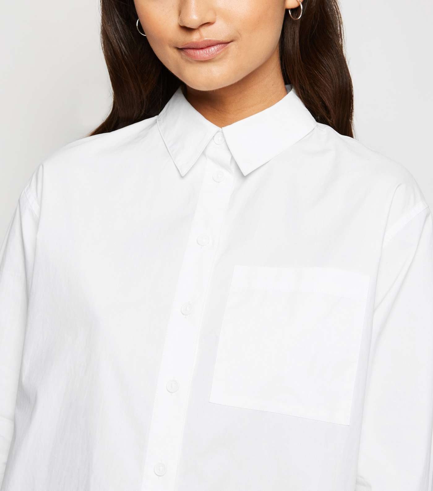 Petite White Long Sleeve Shirt  Image 5
