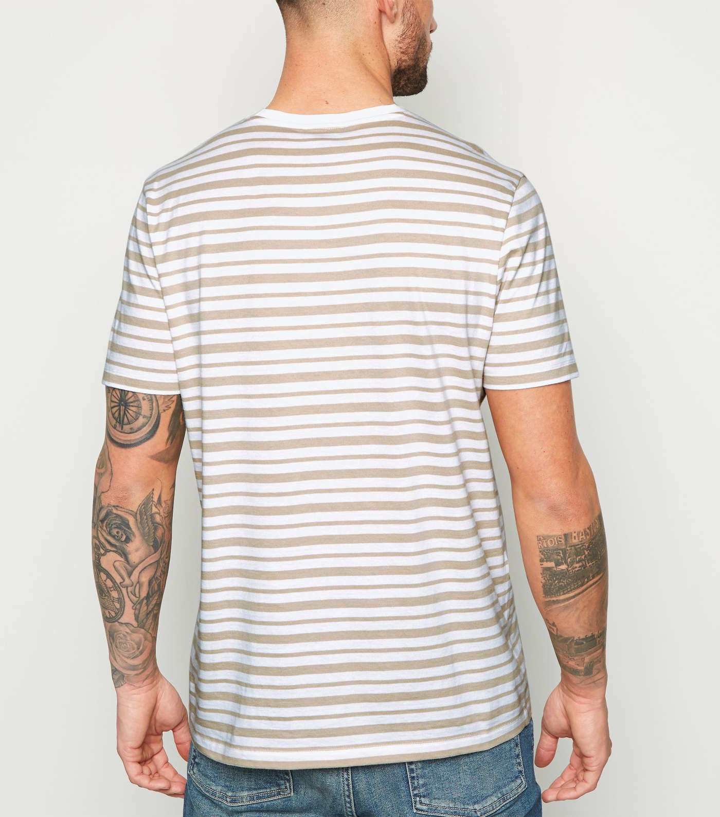 Stone Stripe Short Sleeve T-Shirt Image 3