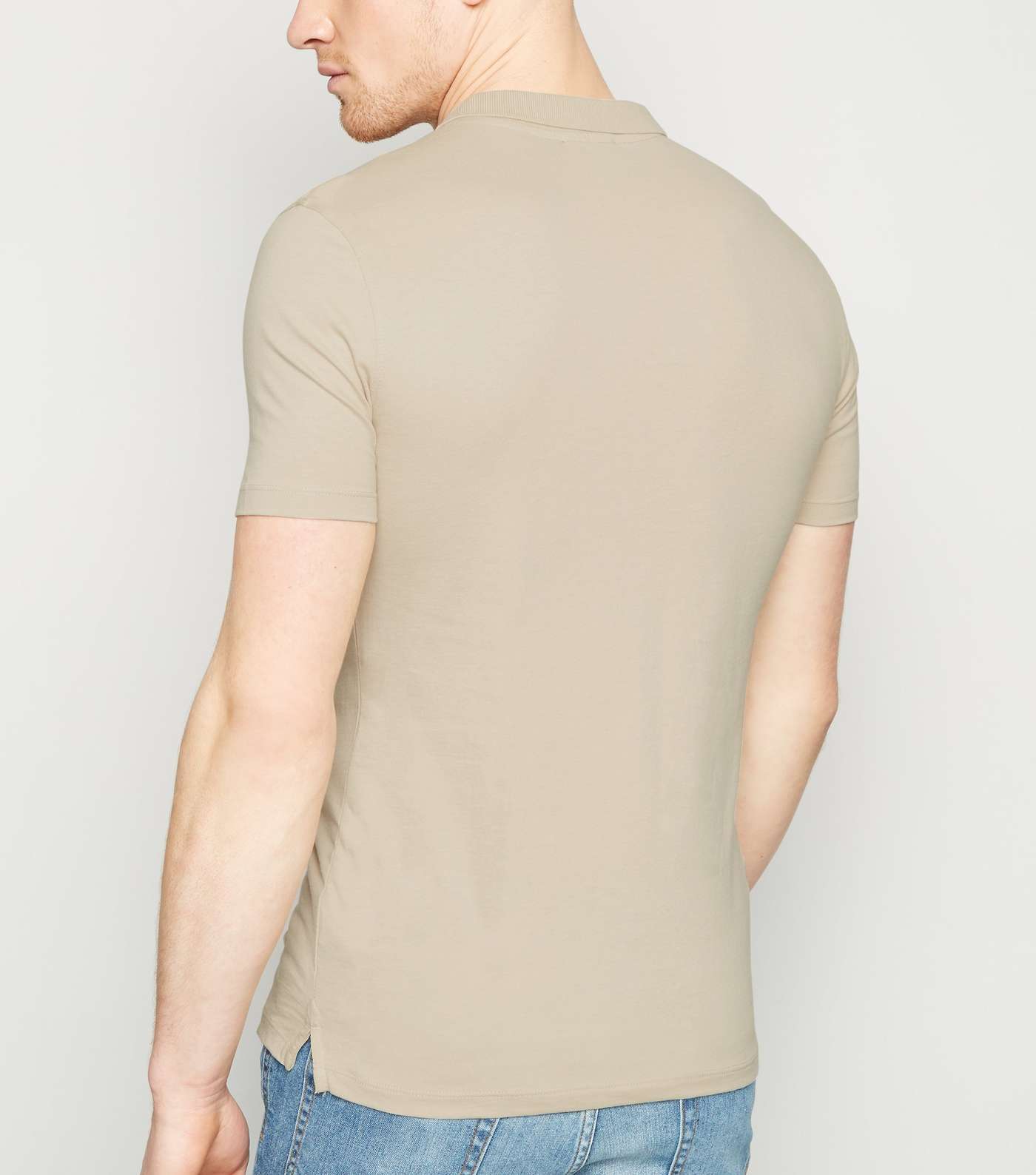 Stone Muscle Fit Polo Shirt Image 3