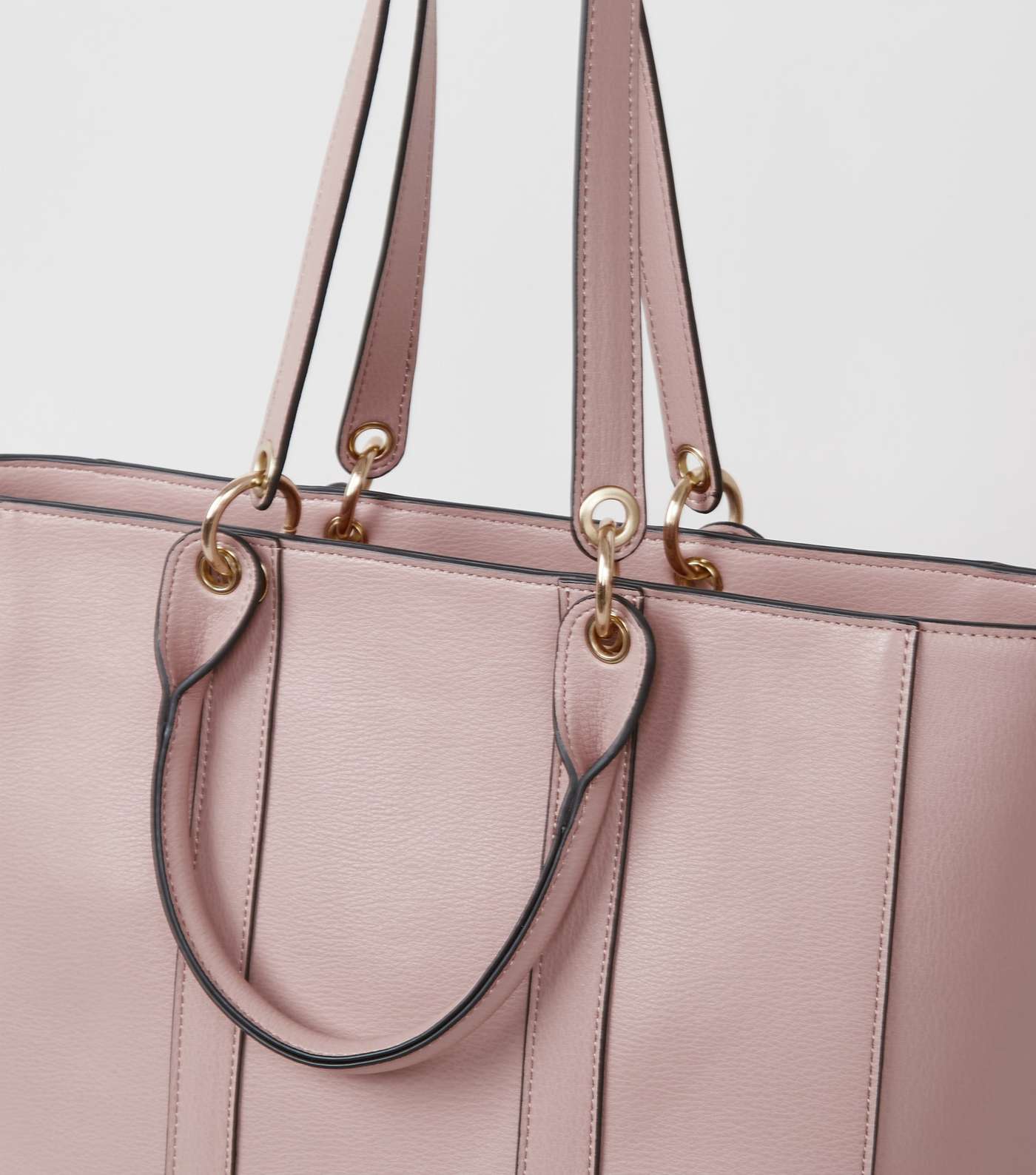 Pink Double Handle Tote Bag Image 4