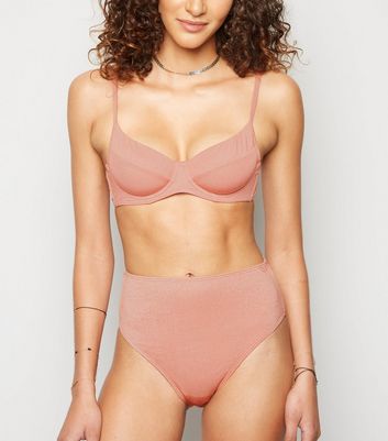 light pink swimsuit top