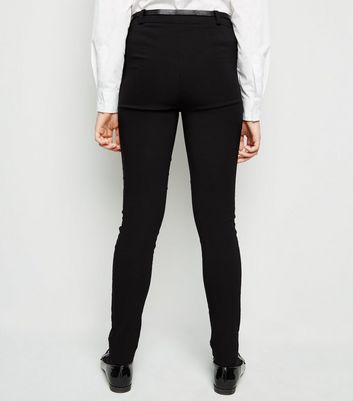 black slim trousers ladies