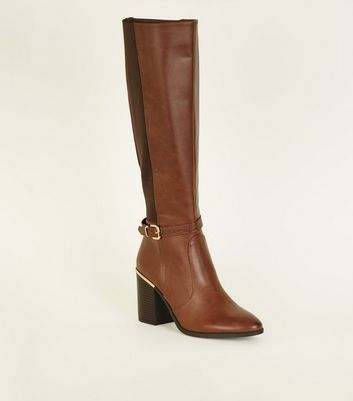 tan leather boots