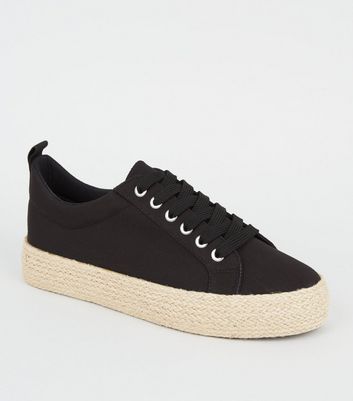 espadrille flatform trainers