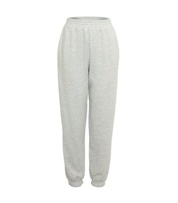 grey joggers new look