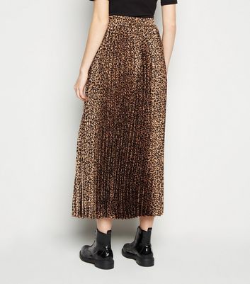 Leopard print maxi skirt new look sale