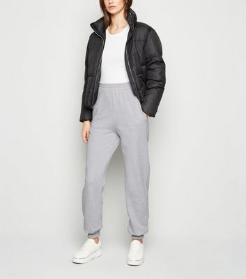 Tall Pale Grey Marl Cuffed Joggers 