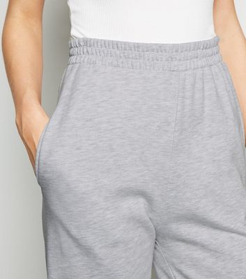 womens grey cuffed joggers