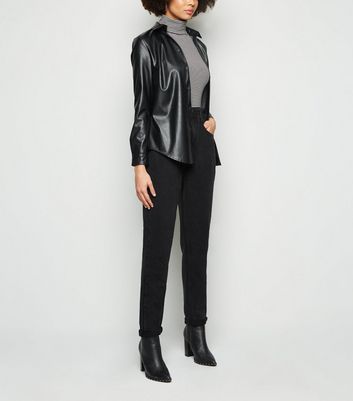 elasticated mom jeans