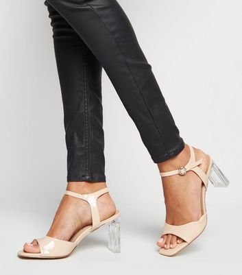 clear shoes wide fit