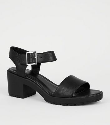 chunky heeled sandals