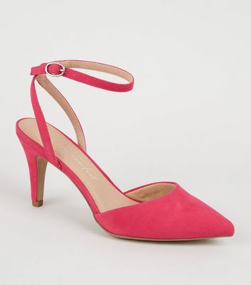 wide fit pointed court shoes