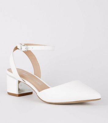 New look white shoes wide fit Clearance