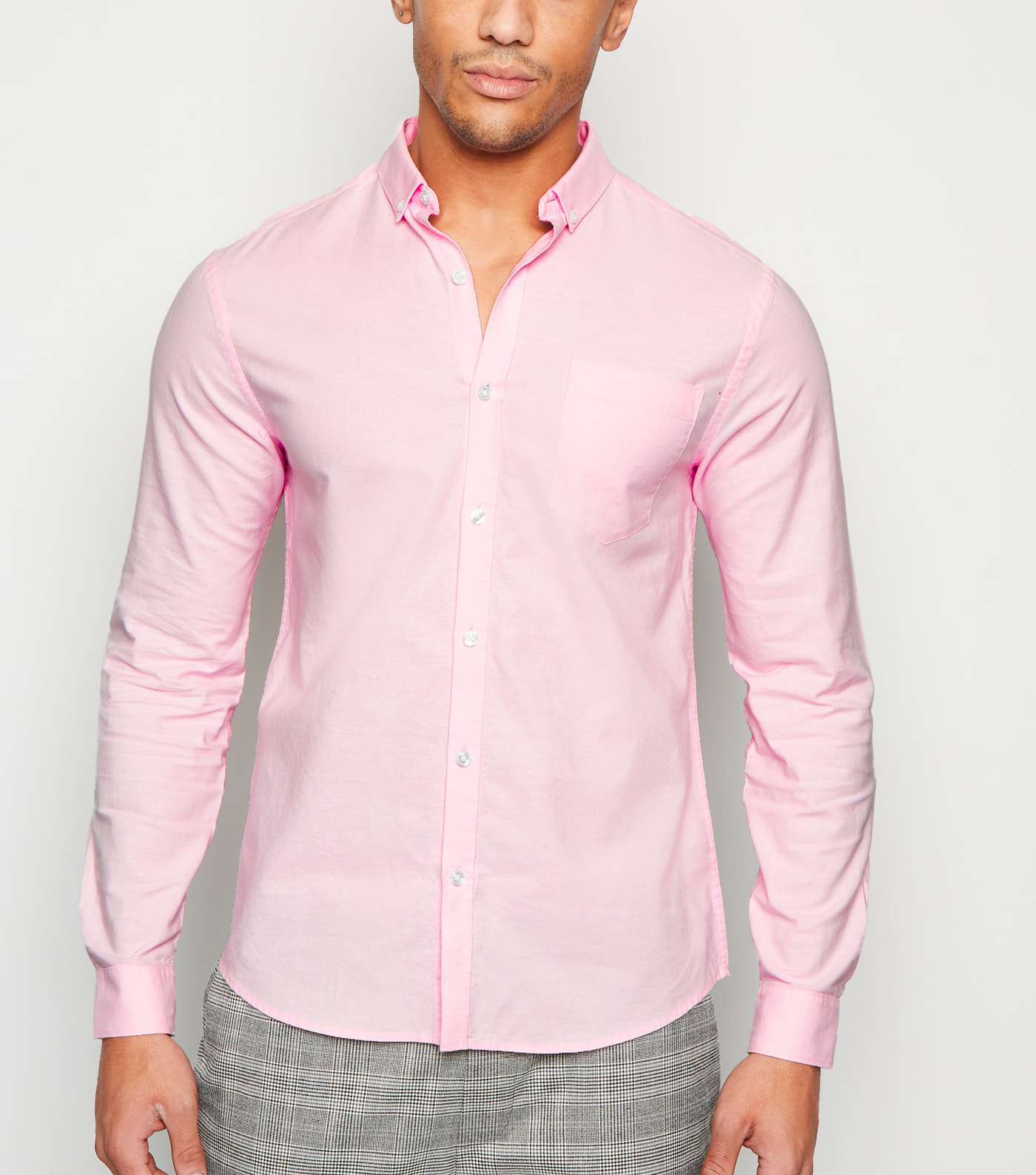 Pink Cotton Oxford Shirt