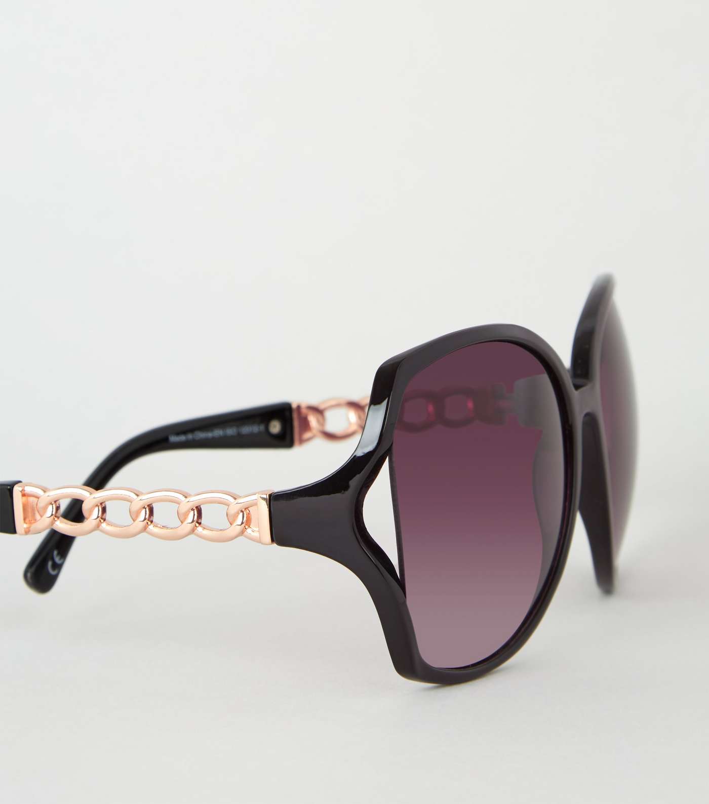 Black Chain Sunglasses Image 4