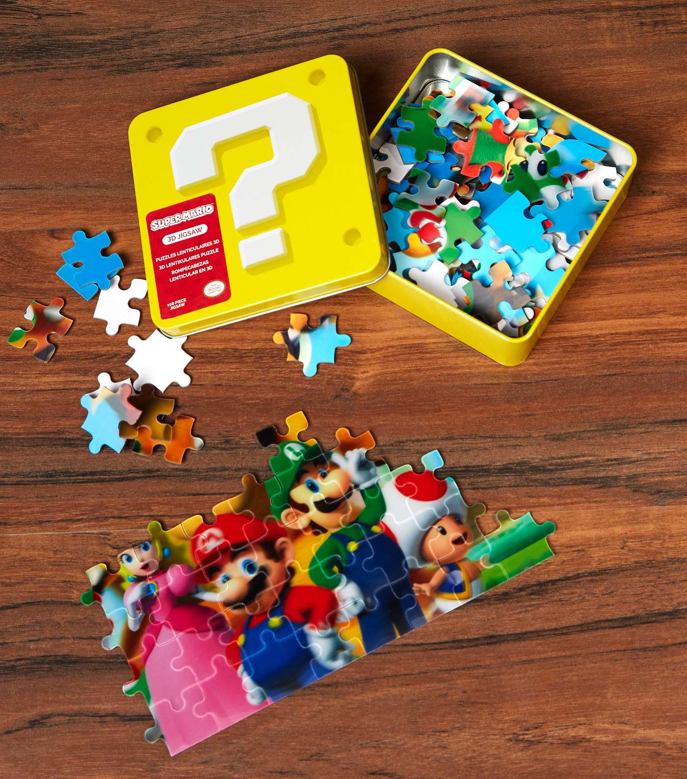 Multicoloured Super Mario Jigsaw Image 2